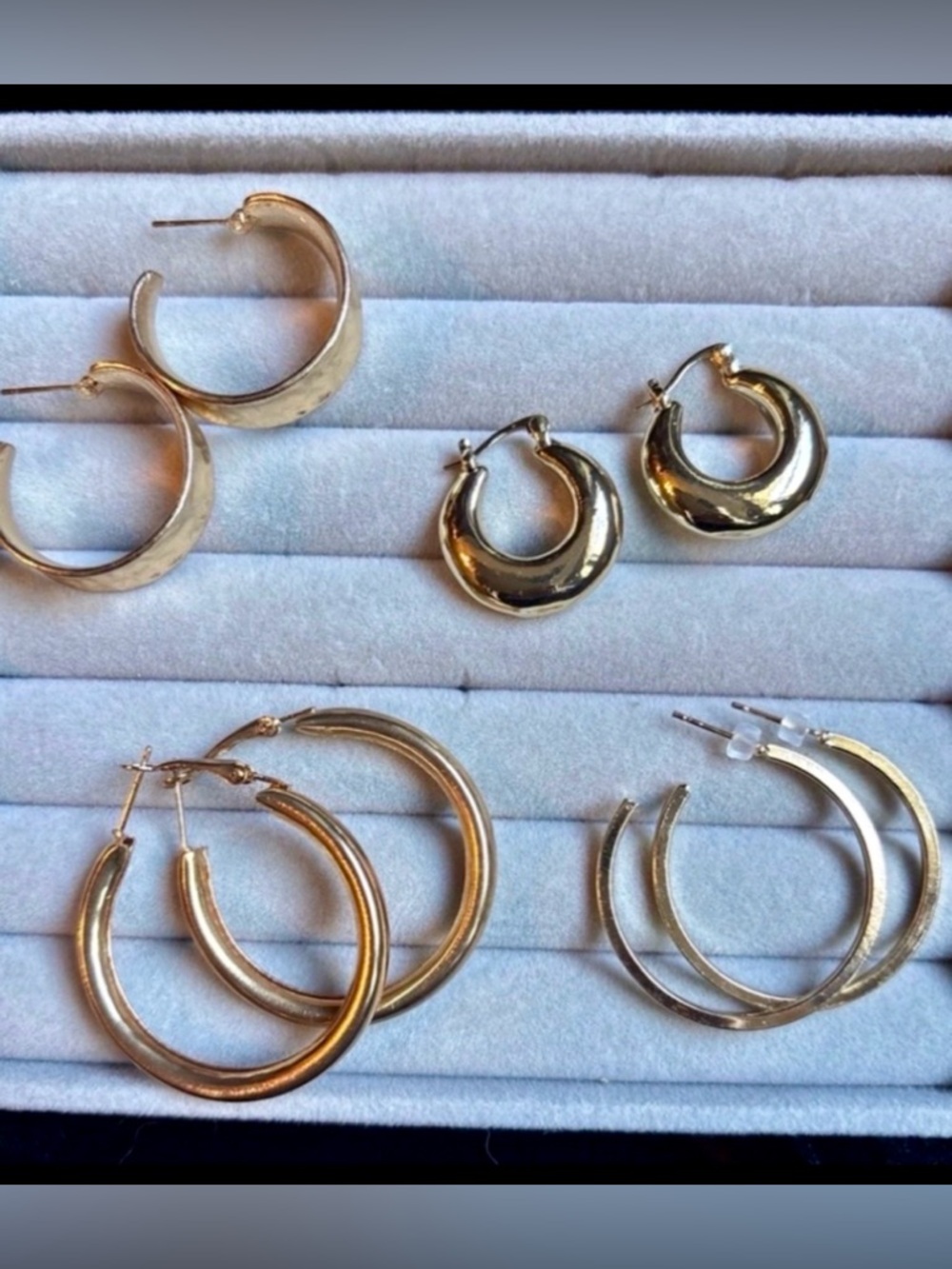 Gold Hoop Earring Set - Classic Women’s Jewelry